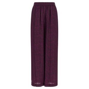 Gianluca Capannolo Purple Viscose Casual Women's Pants